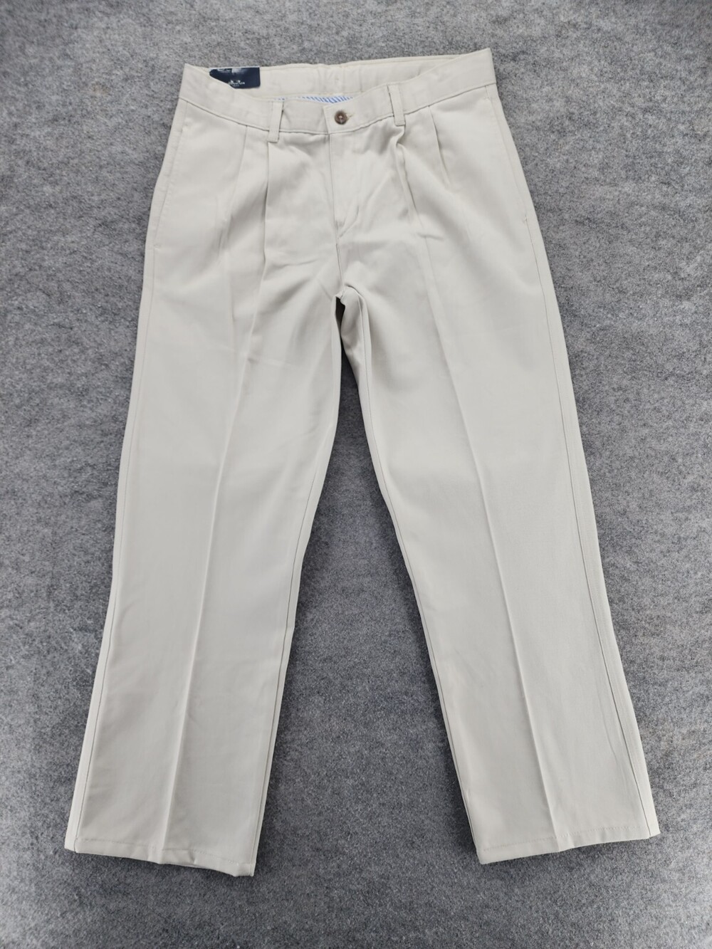 Chaps Uniform Pants Boys 20 Khaki Pleated